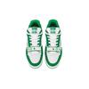 Louis Vuitton Trainer Casual Low Top Stylish Skateboarding Shoes Unisex White Green 1ABNTU