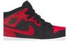 Kids' Sneakers Nike Jordan 1 Mid Banned (2020) (PS) Black/University Red-Black-White