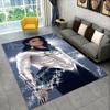 Retro MJ Michael Jackson King of Pop Non-Slip Area Rug for Living Room,Bedroom,Playroom,Carpet Floor Mat Home Decor Rug  Room