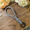 Color-Block Knotted Detachable Phone & Keychain Lanyard