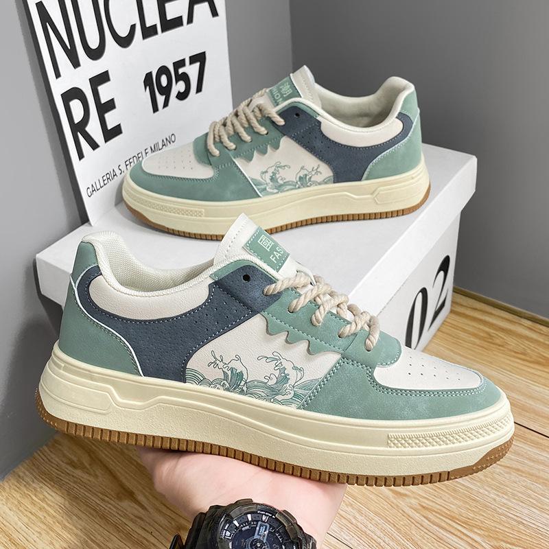 

Мужская обувь, новые летние дышащие повседневные кроссовки Dexun, спортивная корейская версия, модная универсальная обувь National Tide