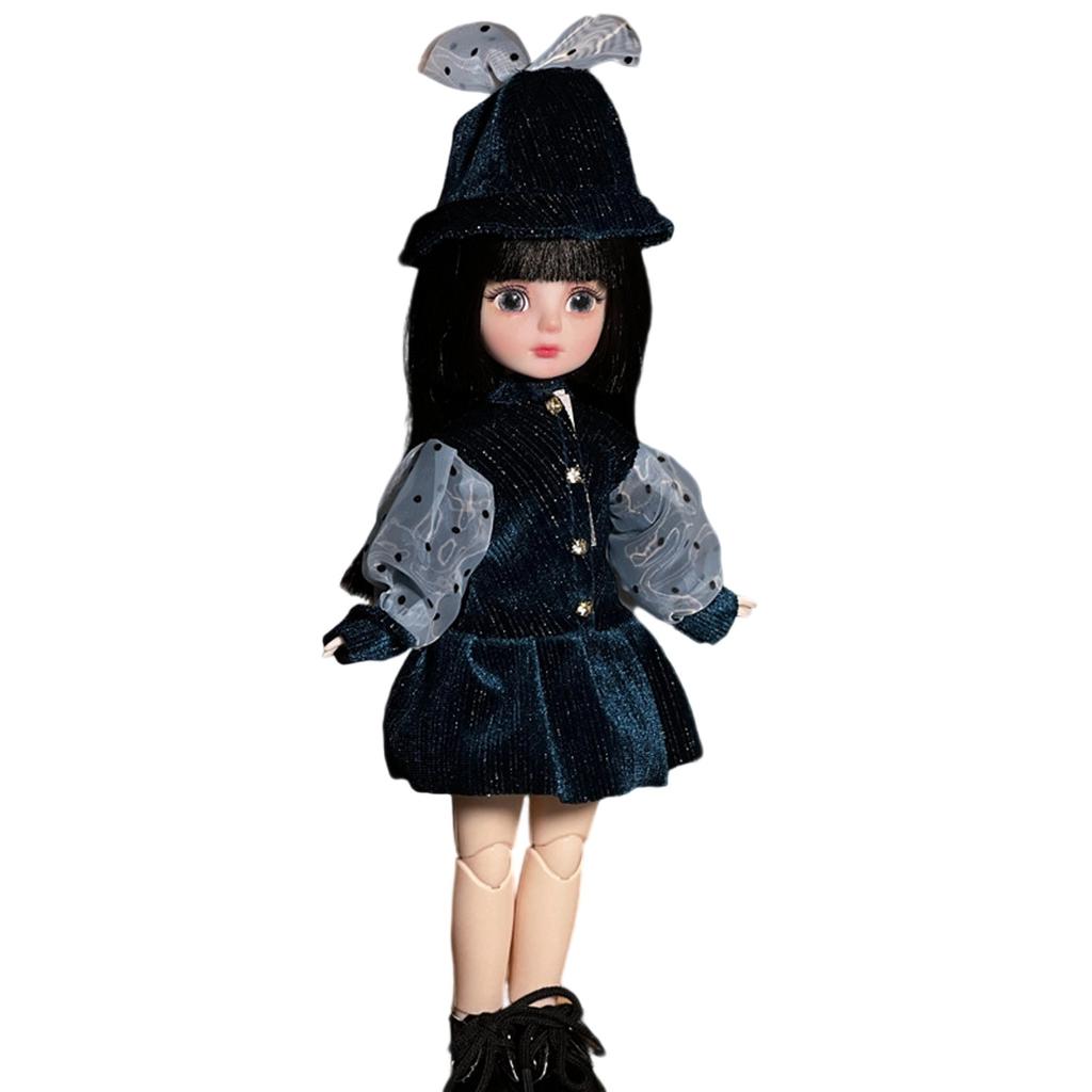 Loli Doll Dress-up Complete Set Of  Doll With 20 Joints And Hand-painted Lip Makeup
