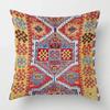 Home Decor Colorful Ethnic Pattern Digital Print Pillow Covers Pattern Cushion Cover Suitable for Sofa Bedroom Car Pillow Cover
