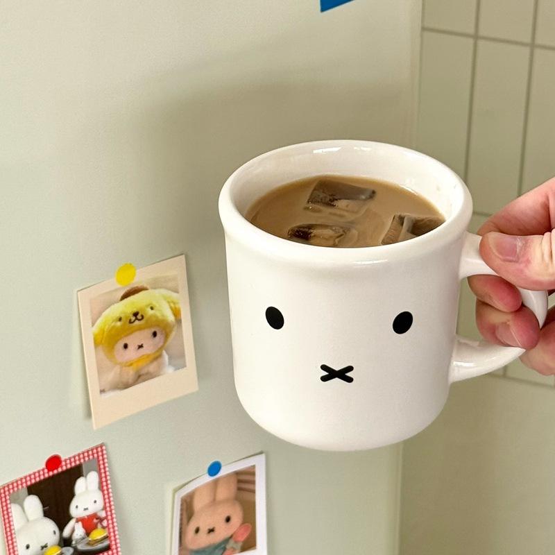 Niedlicher Hase Keramiktasse Wasserbecher Ins Stil Kaffeetasse Hochwertig Aussehende Haushaltstasse Frühstückstasse Cartoon Milchtasse