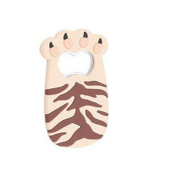 Apribottiglie Magnetico a Forma di Zampa di Gatto 3D Morbida - Design ad Artiglio in Gomma Morbida PVC per Frigoriferi