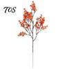Realistic Silk Flowers for Stands Artificial Fall Indoor Outdoor Decor, Weatherproof Autumn Floral Warm Tones Arrangements with Flexible Stems