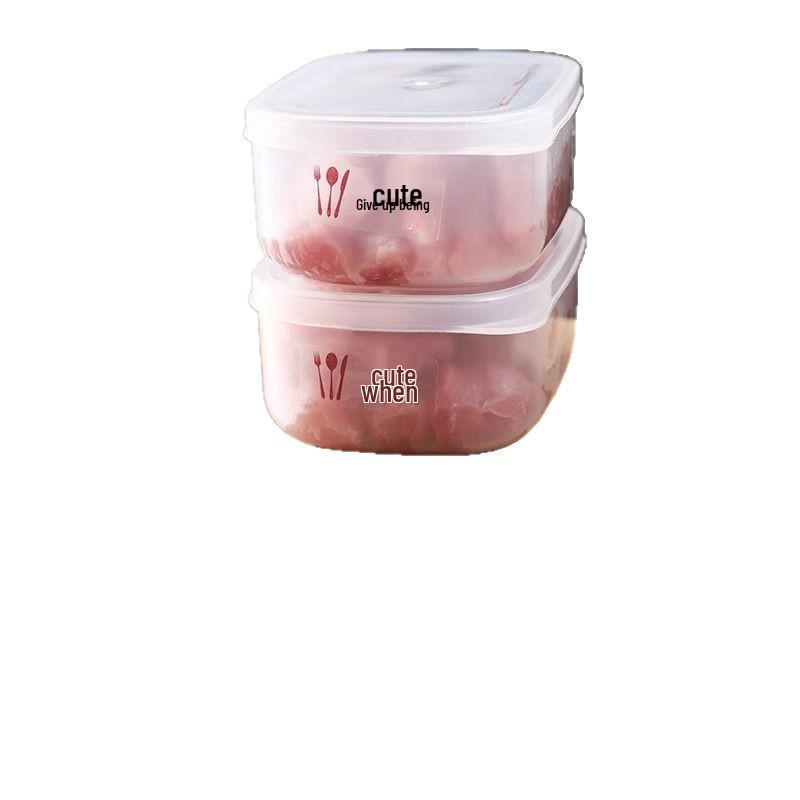 Food-Grade Fresh-Keeping Storage Box with Lid for Refrigerator