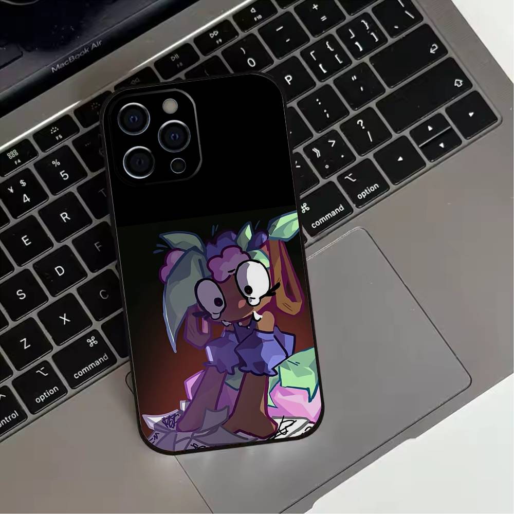 B-Bassie  Phone Case For iPhone 17,16,15,14,13,12,11 Plus,Pro Max,XS,Soft Silicone Black Cover