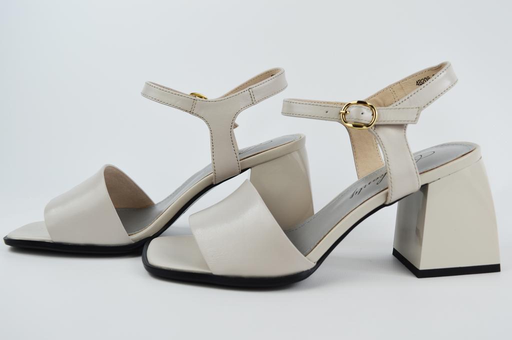 Sandali da donna Berkonty 2080117 35 Pelle grigio chiaro