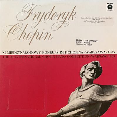 LP Skiva OLIKA Fryderyk Chopin XI Tävling Im. F.  SX2275 POLSKA INSPELNING 1985 Polen Klassisk Begagnad