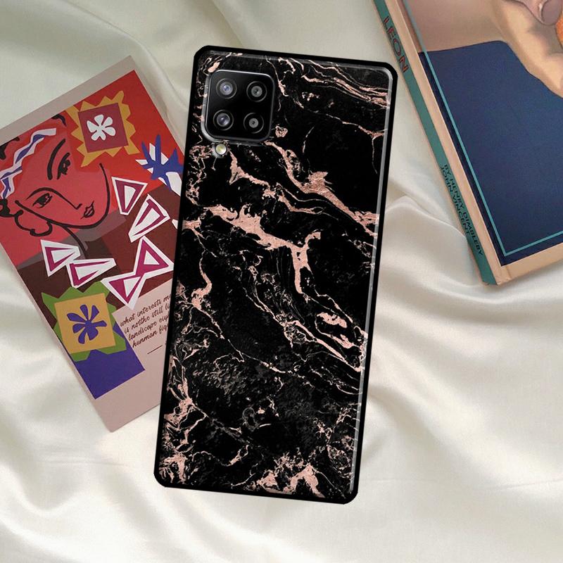 Türkisblau Gold Achat Marmor Hülle Für Samsung Galaxy A33 A13 A36 A56 A23 A52 A32 A12 A54 A34 A14 A16 A26 A53 A15 A35 A55