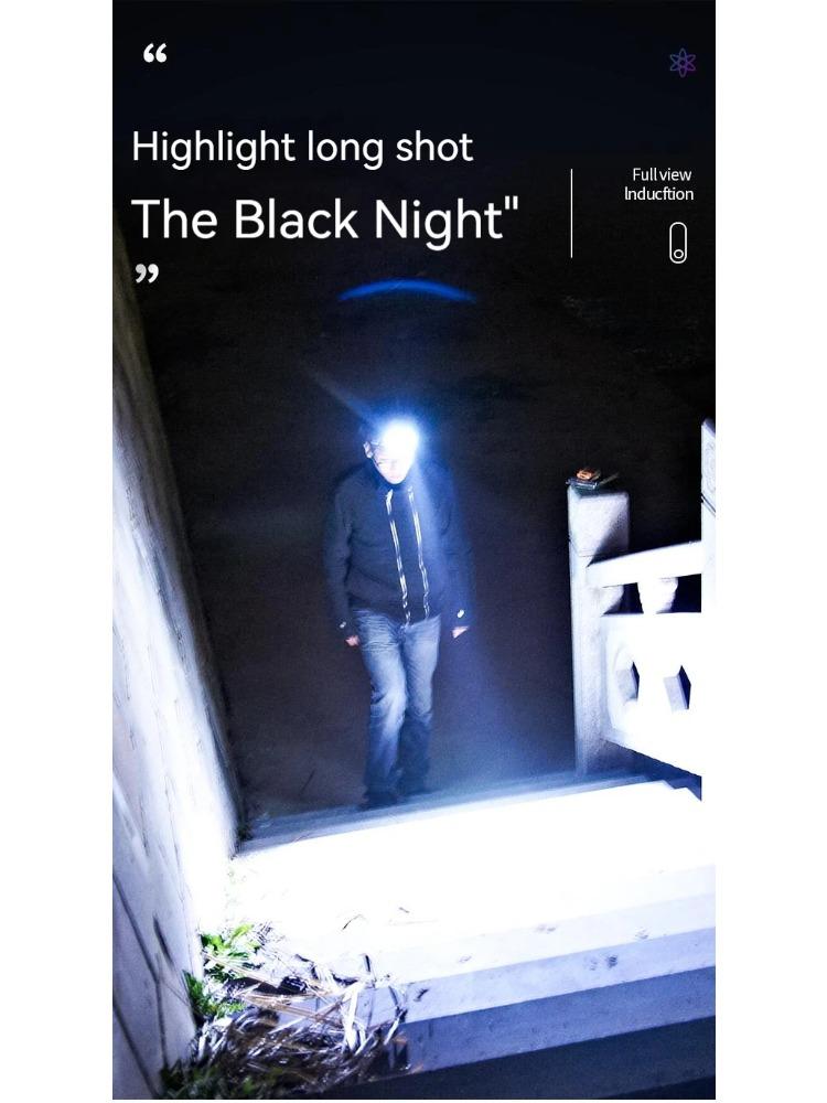 Mini Strong 5LED Headlamp Motion Sensor Headlight Outdoor Camping Fishing USB Rechargerable Portable Flashlight Head Lamp