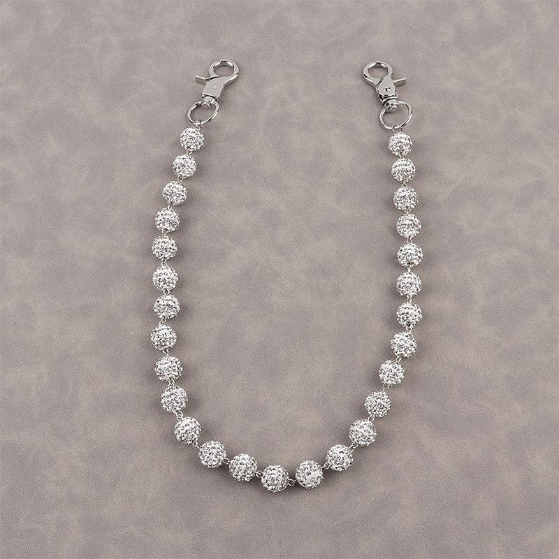 

Диско-шар Поясная цепь Хип-хоп Ювелирные изделия Подвеска Кластер Цепи для брюк Цепь для ремня Для мужчин Аксессуары для одежды