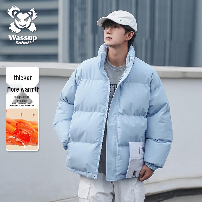 

Wassup Sohot Мужская теплая пуховая куртка 3XL