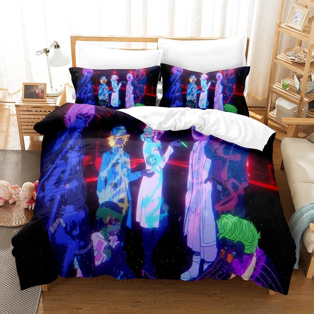 Akudama Drive Bedding Set Single Twin Full Queen King Size Bed Set Adult Kid Bedroom Duvet cover Sets 3D Anime Bed Sheet Set