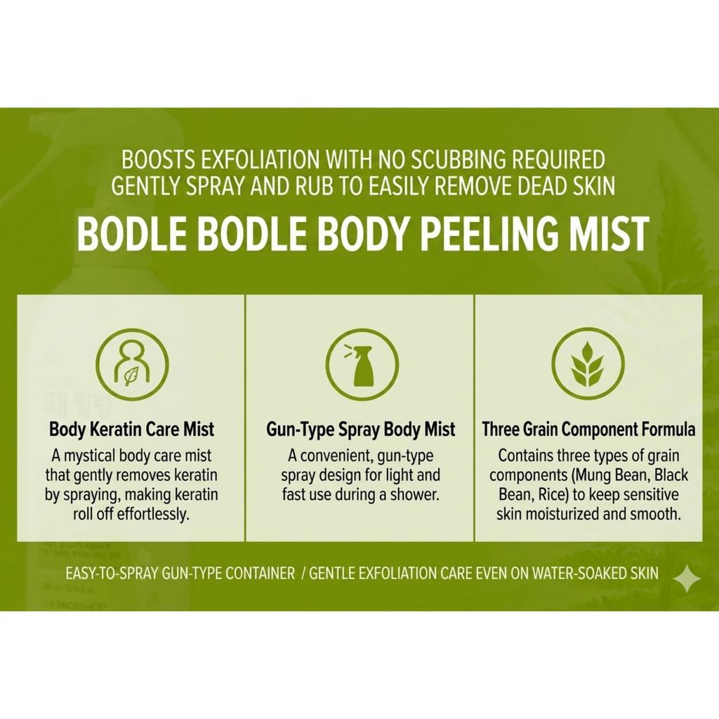 THE FACE SHOP Bodle Bodle Peeling Body Mist 500ml
