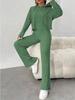 Women's Autumn/Winter 2023 Casual Knitted Hoodie and Pants Set