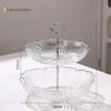 Exquisite Bear Fruit Plate: Multi-Layer Dessert & Candy Display for Luxurious Living Rooms.