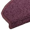 Self Adhesive Stair Protectors Semi Circular 15 pcs Dark Purple