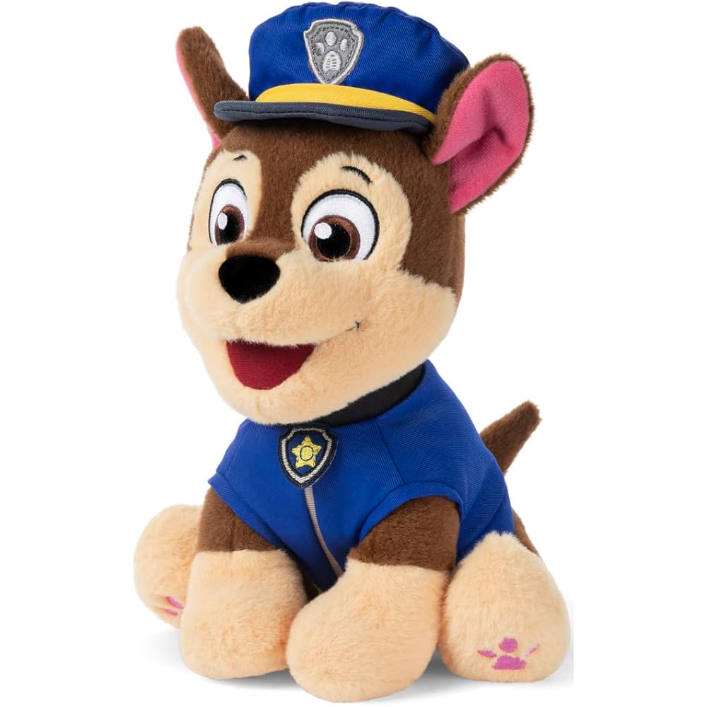 Takaratomy A.R.T.S Paw Patrol Plush Toy Chase Version 26cm Height Soft Stuffed Animal