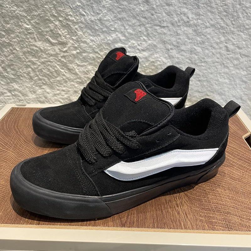 Knu skool scarpe da pane a taglio basso scarpe da skate Darth Vader scarpe casual linguetta spessa scarpe da coppia