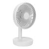3 Speed USB Desktop Oscillating Fan 5 Blade Gentle Wind Small Desk Fan with Automatic Moving Head