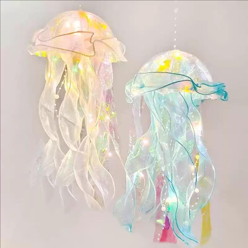 

Новогодний детский DIY красочный светящийся фонарь-медуза 1 Pole - Accessories [Includes Battery]