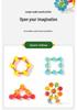 Super Large 26CM Snowflake Plates - Kindergarten Outdoor Construction Game Blocks for Parent-Child Play