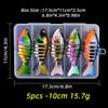 5Pcs Sinking Wobbler Set Crankbaits Fishing Kit Artificial Bait Hard Lure Swimbait Pike Wobblers For Bass Fishing Tackle Quality