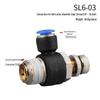 Pneumatic Fitting Combo: SL Throttle Valve 8-02, SL6-01 Component, 10-02 Insert Cylinder, Air Pump