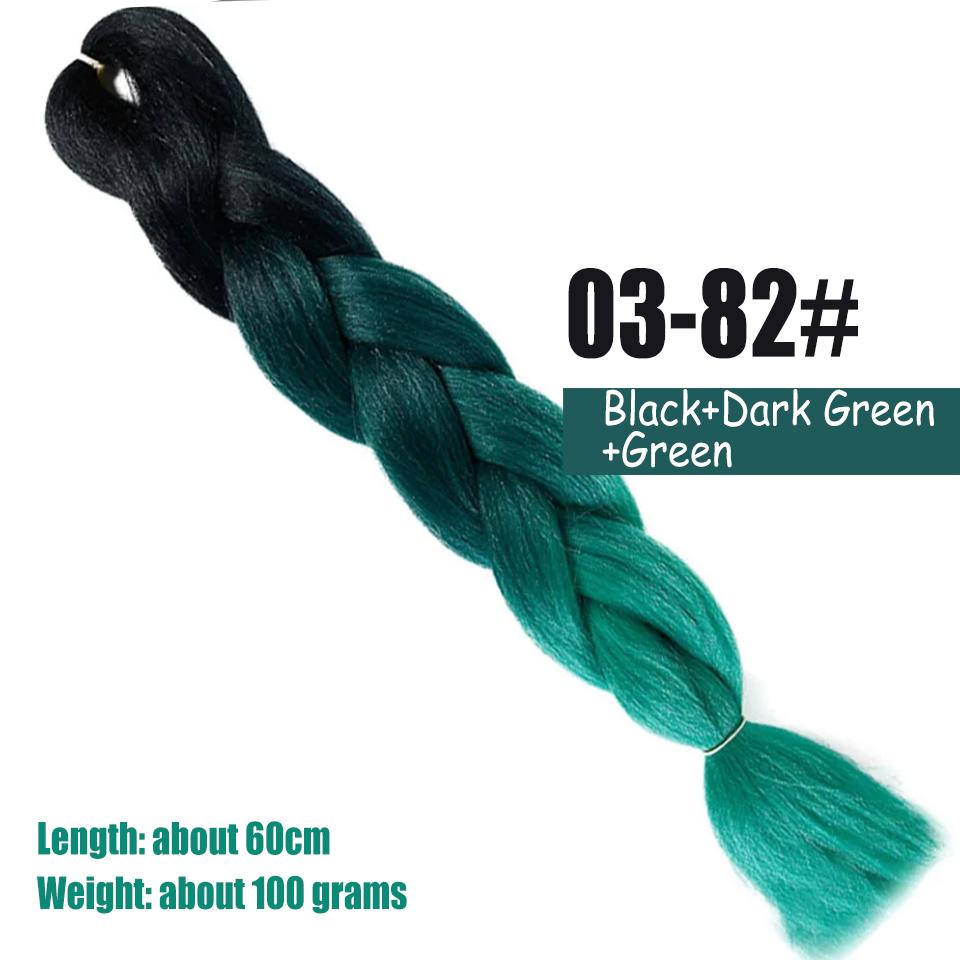 WTB Big Braid Synthetic Wigs Women Chemical Fiber High Temperature Silk Hand-woven Shiny Big Braid Hair Dirty Braid Wig Braided Hair