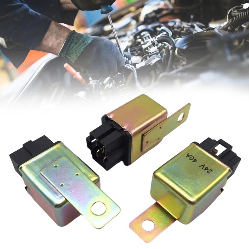 Quick Response Long Lasting Energy Saving 12V 24V 4Pin Relays Suitable for Car Air Conditioning with Easy Installation
