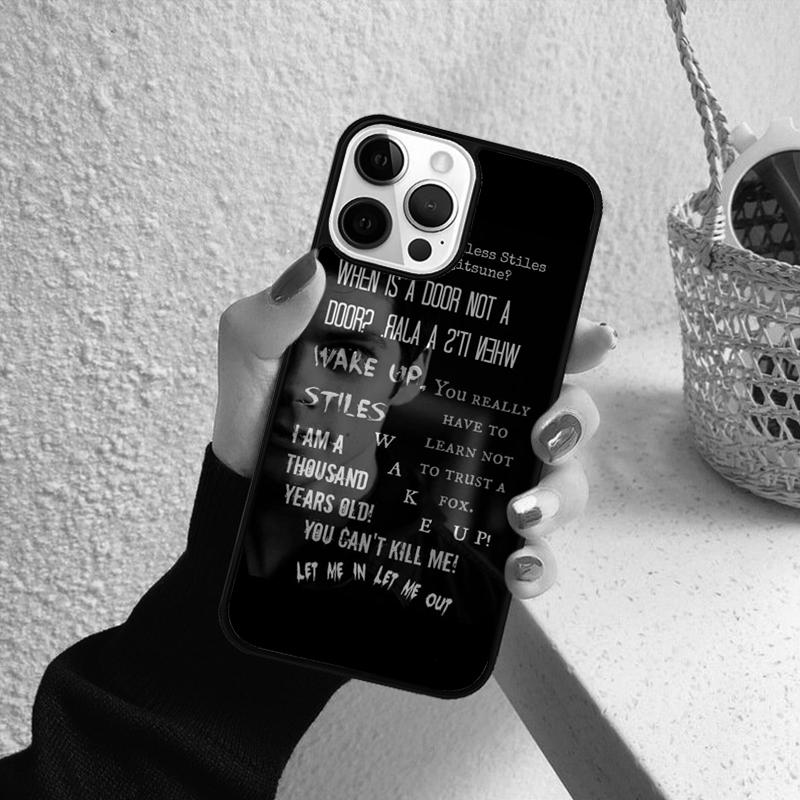 Teen Wolf Phone Case for iPhone 17 Air 16 PRO MAX 15 14 PLUS 11 12 13 Back Cover Fundas Shell