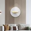 Creative Gold Plating Stereo Fish-shaped Wall Hanging Wooden Tray Abstract Fish-shaped Wall Hangings Background Wall Decoration
