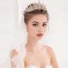Coroană de mireasă Tiara Prințesă Regina Zână Cască de mireasă Coroană de nuntă Din aliaj de strasuri Cadou de bal de aniversare