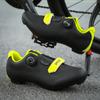 QX2001 Men's Women's Cycling Shoes With Low Cut Mountain Locks Road No Locks. Large Size Rotating Buckle Leather Surface