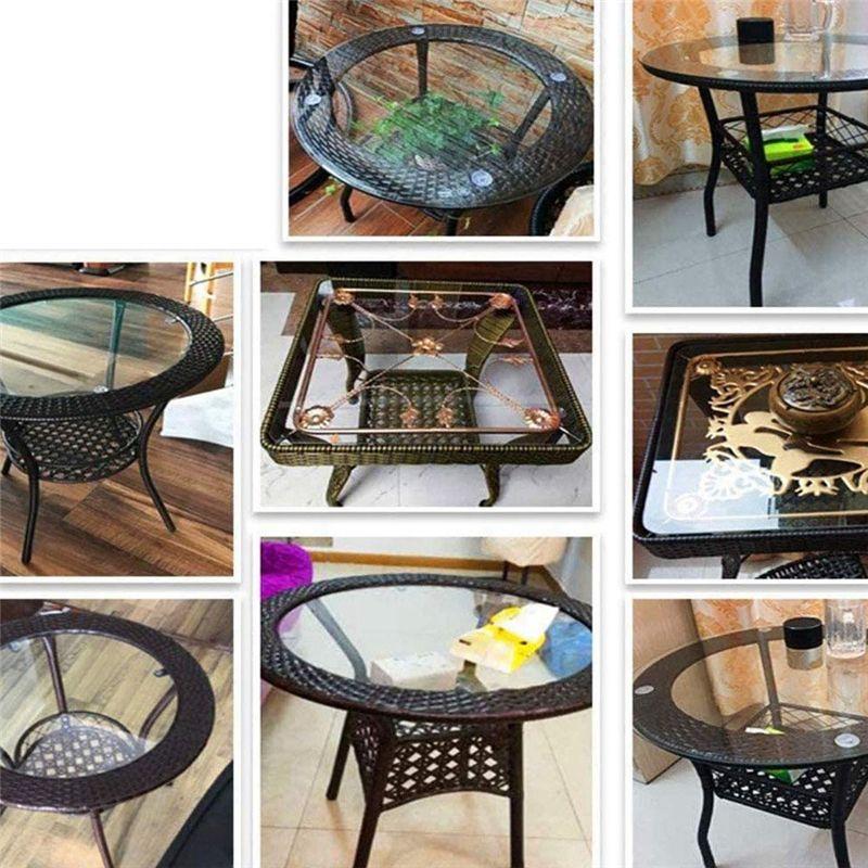 Good-Coffee Gradient Flat Synthetic Rattan Repair Material Rattan Wicker Repair Kit For Knit And Chair Table Furniture Repair