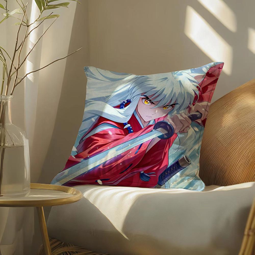 Inuyasha Pillow Case Pillowcase, Double-Sided Printed, Sofa Cushion, Bedroom Headboard