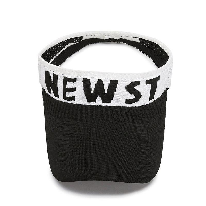Women's Summer Empty Top Hat Knitted Hat Outdoor Sports Cap Sunshade Sunscreen Spring Summer Peak Cap Sun Visor Hats