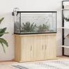 VidaXL Aquarium Stand, Aquarium Cabinet with 6 Compartments, Aquarium Base Cabinet with Storage 833634