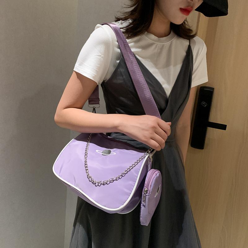 Ins Style Oxford Cloth Shoulder Bag for Women Fashional Crossbody Handbag