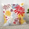 Pillowcase Flower Pattern Square  Christmas Zipper