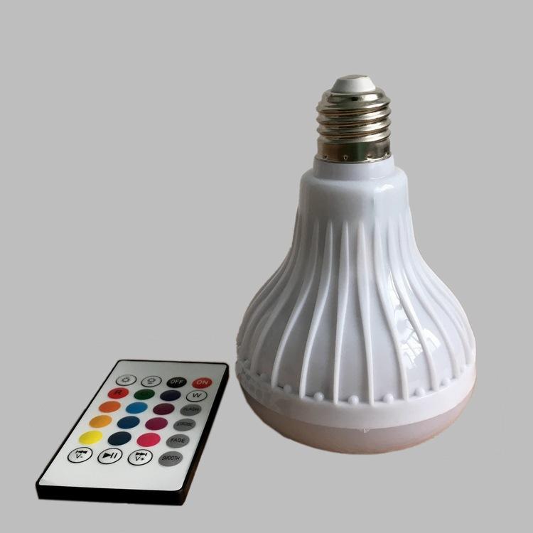 

AC85-265V 12W E27 LED Light Bulb with Bluetooth Speaker Music Remote Control Color Changing RGB Lamp for Bedroom Party DIY Decor