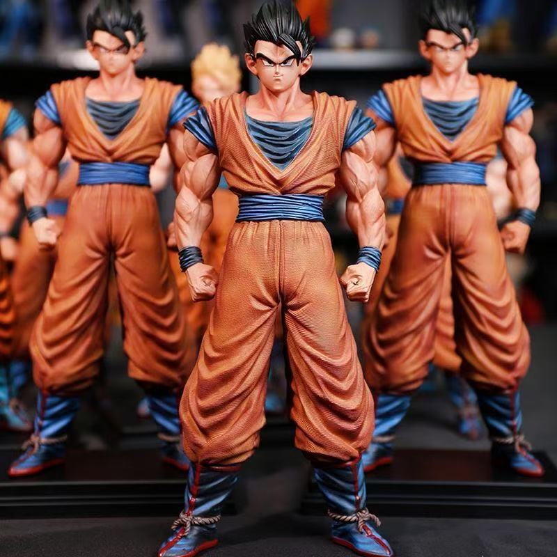 

New Dragon Ball The Strongest Warrior Ultimate Gohan Anime Figure Model Collect Ornaments Toys Gifts Z Round Sensory Compression Bouncy Durable