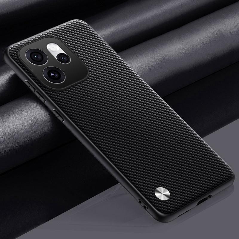 

Luxury PU Leather Case For OPPO Reno 15 Pro 5G Back Cover TPU Silicone Shockproof Full Protection Phone Case For OPPO Reno15 Pro Reno 15 Pro 5G матовий чорний колір