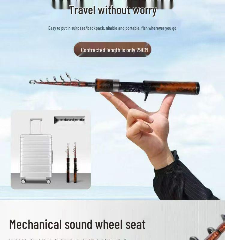 Ultra-Short High-Carbon Titanium Lure Rod