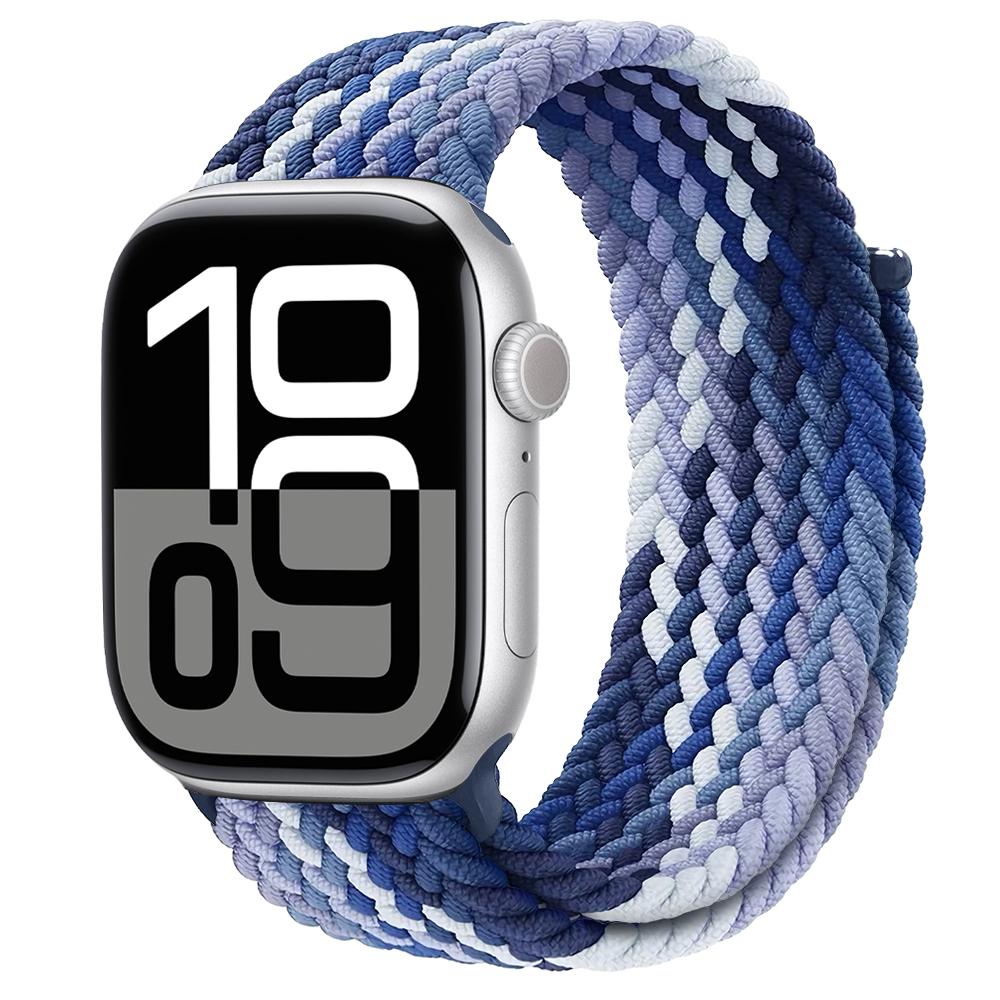 Braided Strap For Apple Watch 10 11 Bands 46mm 45mm Ultra2 49mm 44mm 40 41mm 42mm Correa Bracelet iWatch Series 9 8 7 3 5 4 Se 6