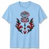 Scottish Tartan Unisex T Shirt Thistle Emblem Scotland Heritage Symbol Tee