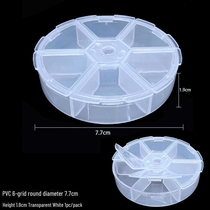 Transparent DIY Jewelry Storage Box - Detachable and Stackable Organizers for Tools and Earrings