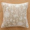 45X45CM Embroidery Throw Pillow Cover Khaki Luxury Stamping Waist Cushion Cover Decor Home Decorative Pillowcase